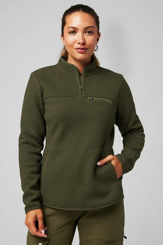 Pace Quarter Zip Scrub Jacket