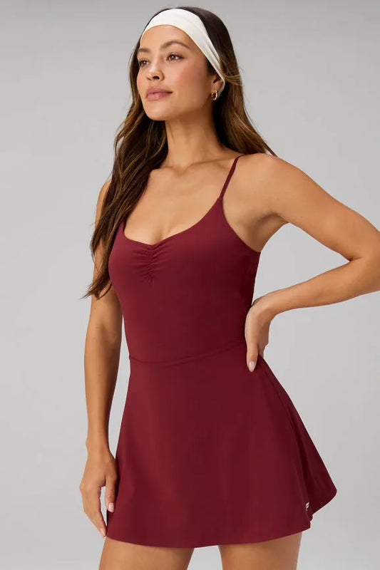 PureLuxe Ruched Ultra Mini Dress