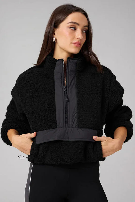 Teddy Half-Zip Pullover