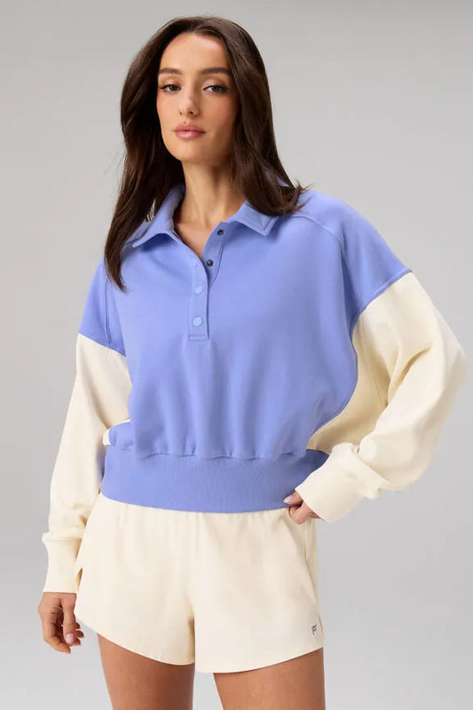Year Round Terry Snap Front Sweatshirt