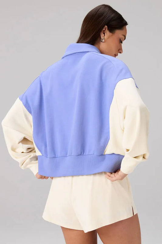 Year Round Terry Snap Front Sweatshirt