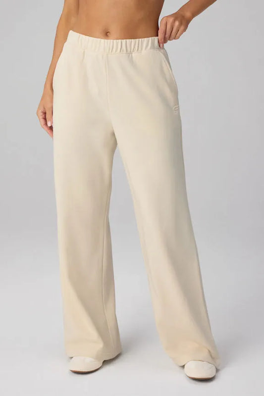 Year Round Terry Wide Leg Sweatpant