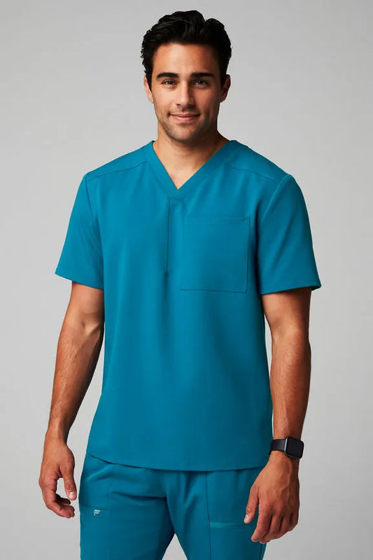 Helix 1-Pocket Scrub Top