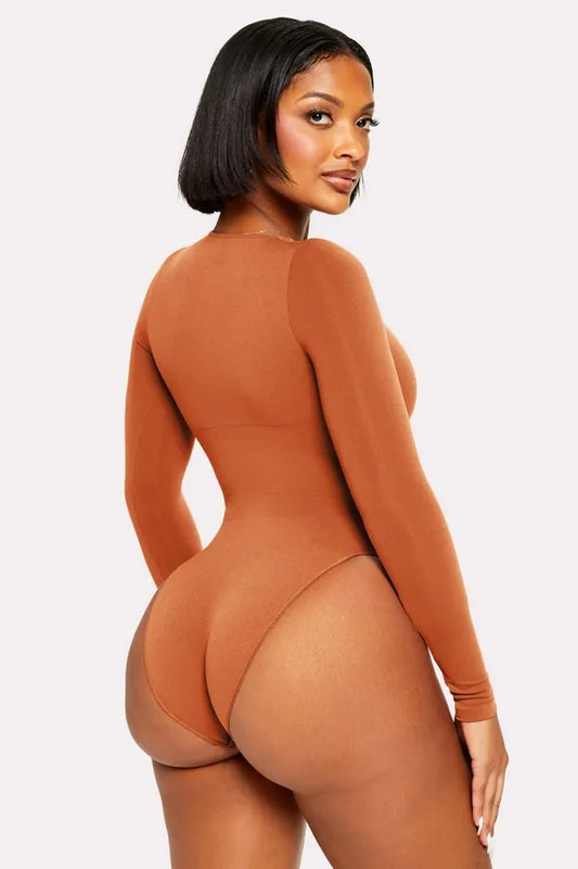Nearly Naked Shapewear Long Sleeve Bodysuit