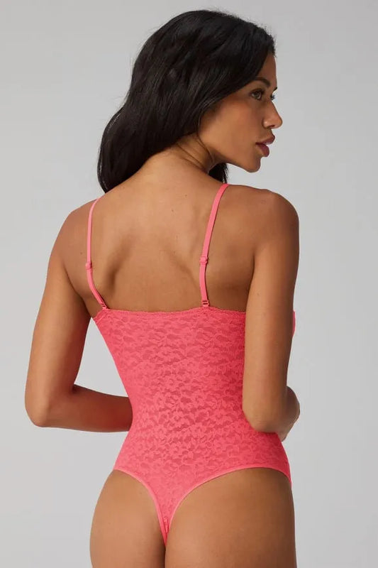 Lush Lace Strappy Bodysuit