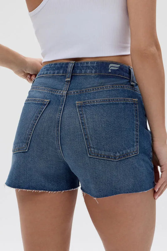 High Rise Denim Shorts 2.5"