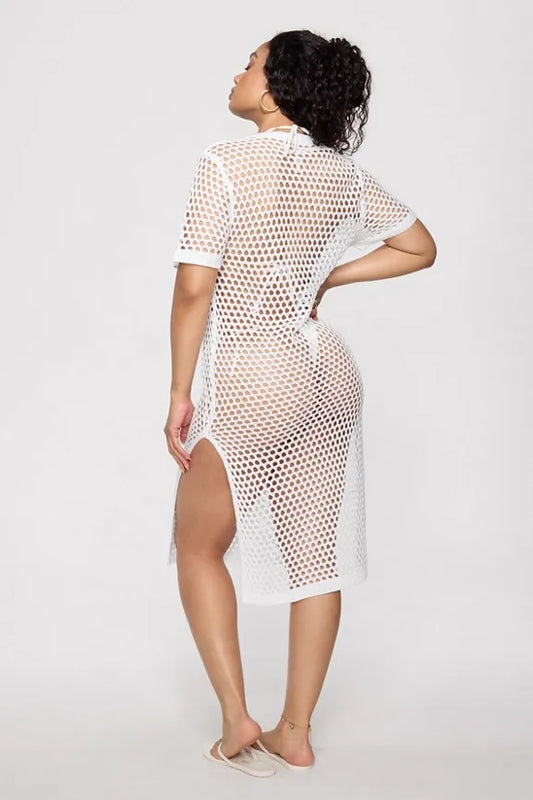 Crochet Midi Dress