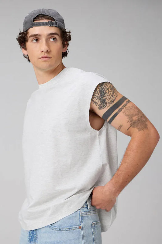 The Effortless Oversized Muscle Tank