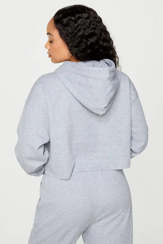 Cozy Fleece Everyday Cropped Hoodie