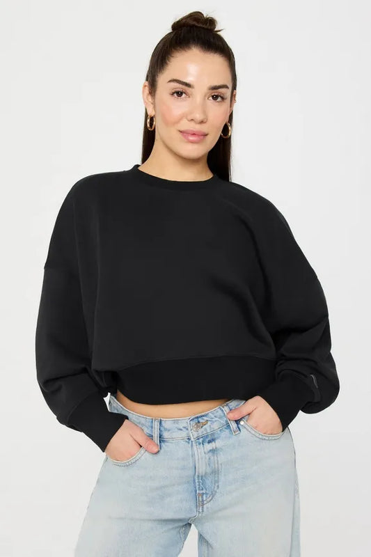 Year Round Terry Crew Neck Sweatshirt