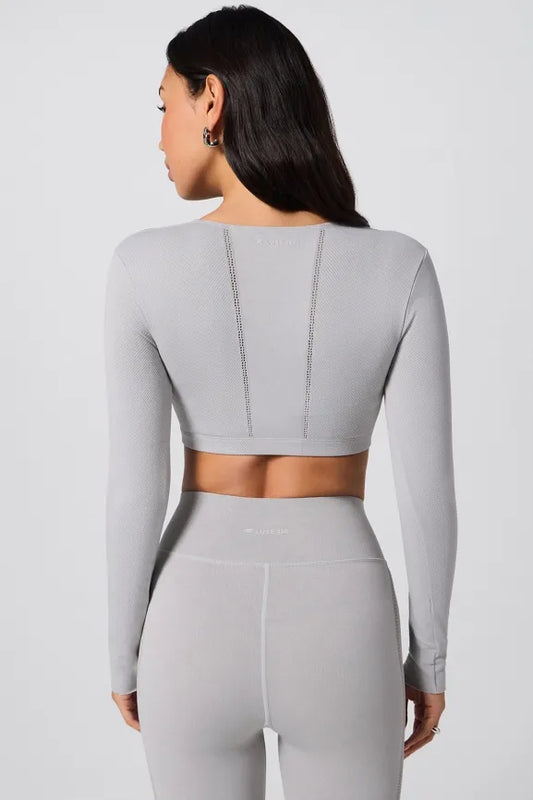 Denim Look Long Sleeve