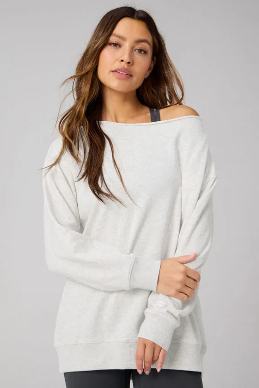 Year Round Terry Off Shoulder Tunic