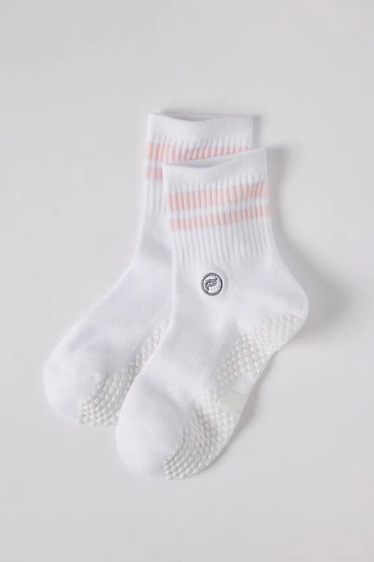 The Powerhouse Quarter Crew Grip Sock