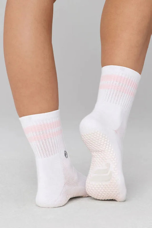 The Powerhouse Quarter Crew Grip Sock