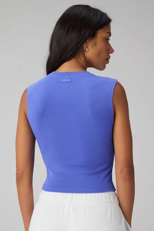 Classic Cotton Cropped Muscle Tee