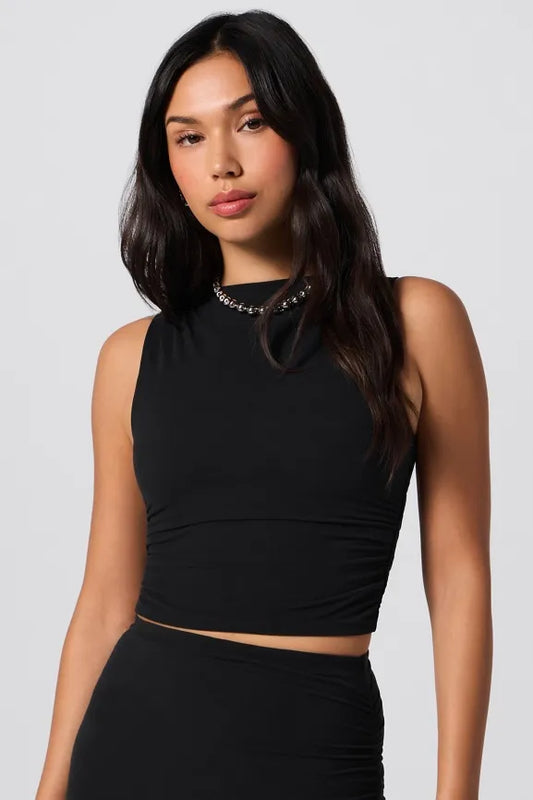 Sleek High Neck Top