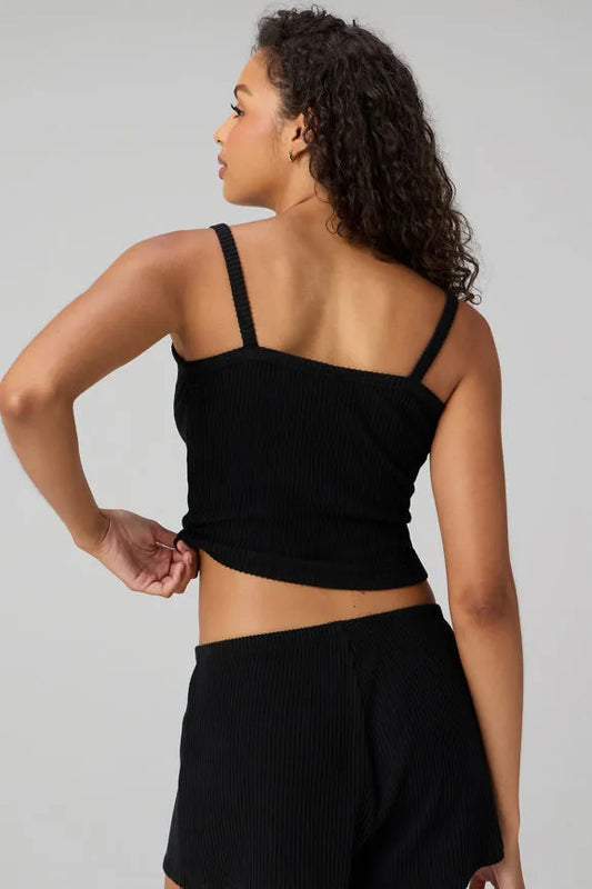 Wide Rib V-Neck Tank