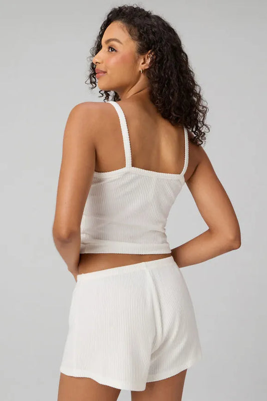Wide Rib V-Neck Tank