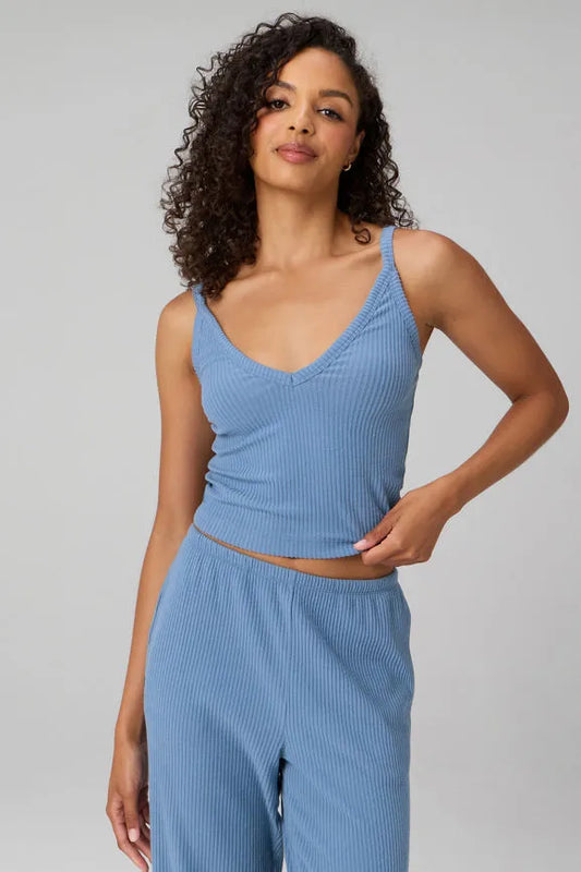 Wide Rib V-Neck Tank
