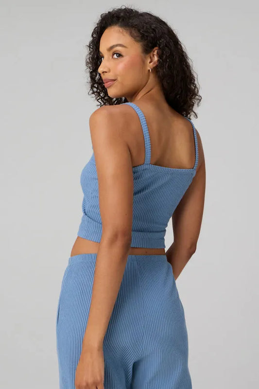 Wide Rib V-Neck Tank