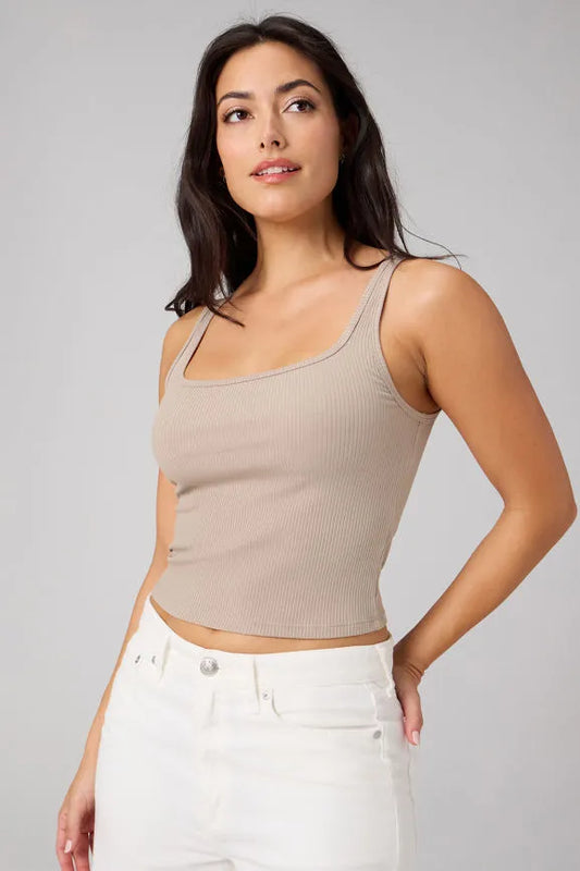 Modal Rib Cropped Tank